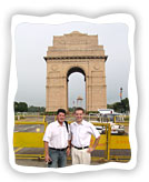 India Gate With Paris Friends