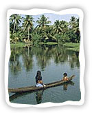 Kids boating in kerala