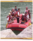 Rafting in Kali River